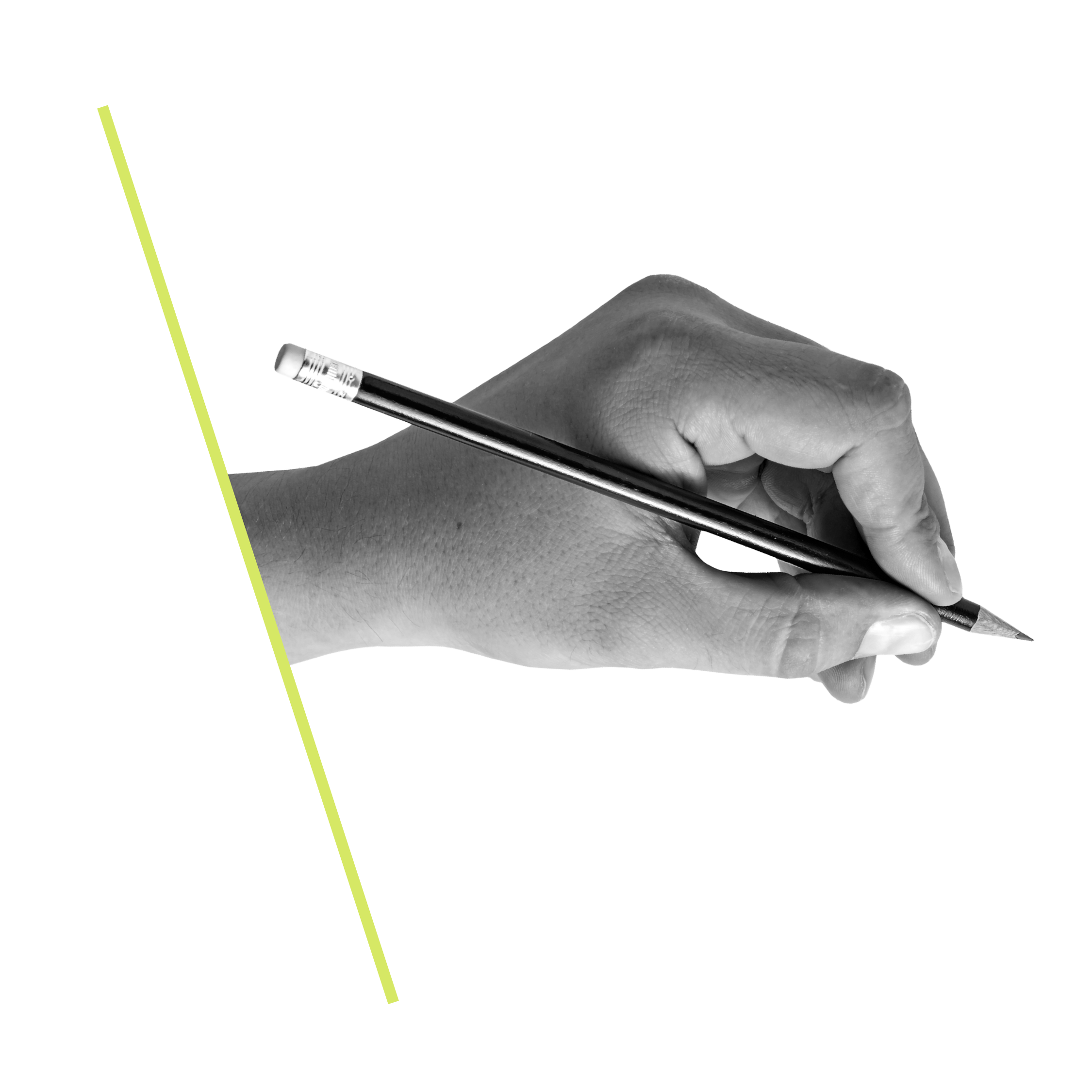 Professional Services Header professional services header - hand and pencil graphic